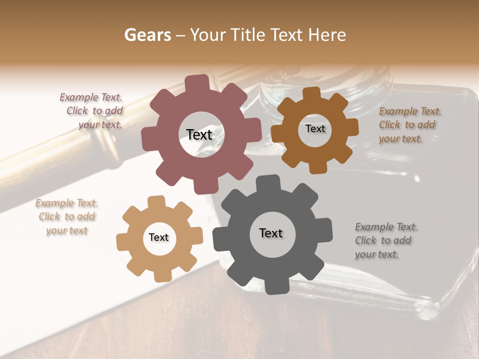 Ink Pen Diary Writing PowerPoint Template