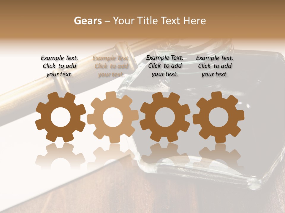 Ink Pen Diary Writing PowerPoint Template