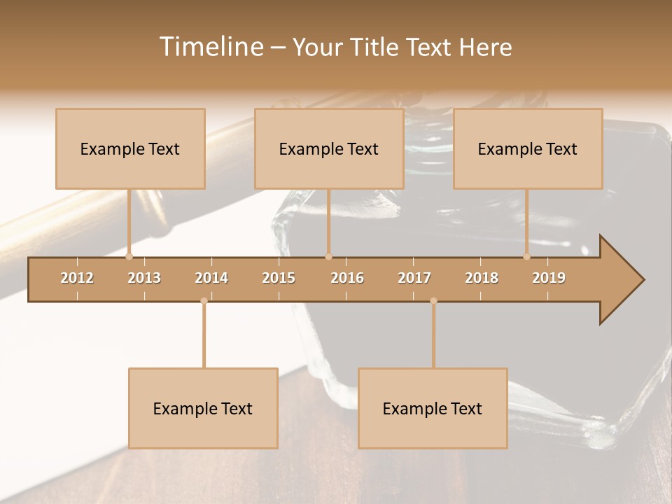 Ink Pen Diary Writing PowerPoint Template