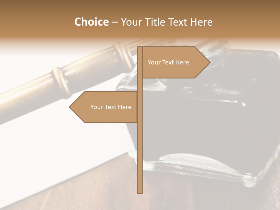 Ink Pen Diary Writing PowerPoint Template