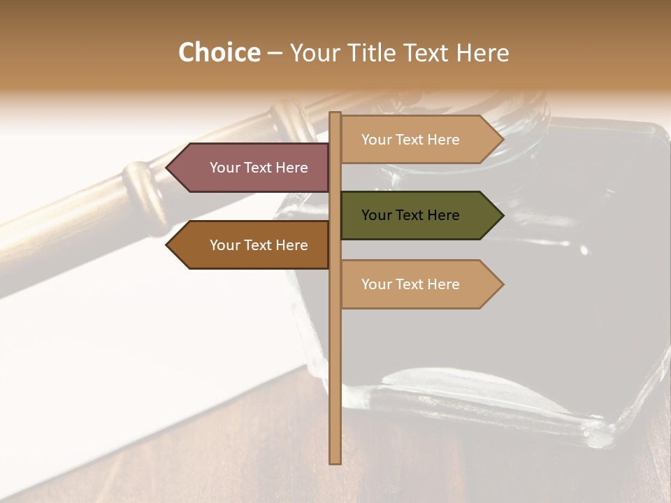 Ink Pen Diary Writing PowerPoint Template