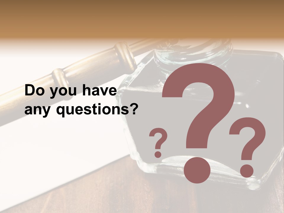 Ink Pen Diary Writing PowerPoint Template