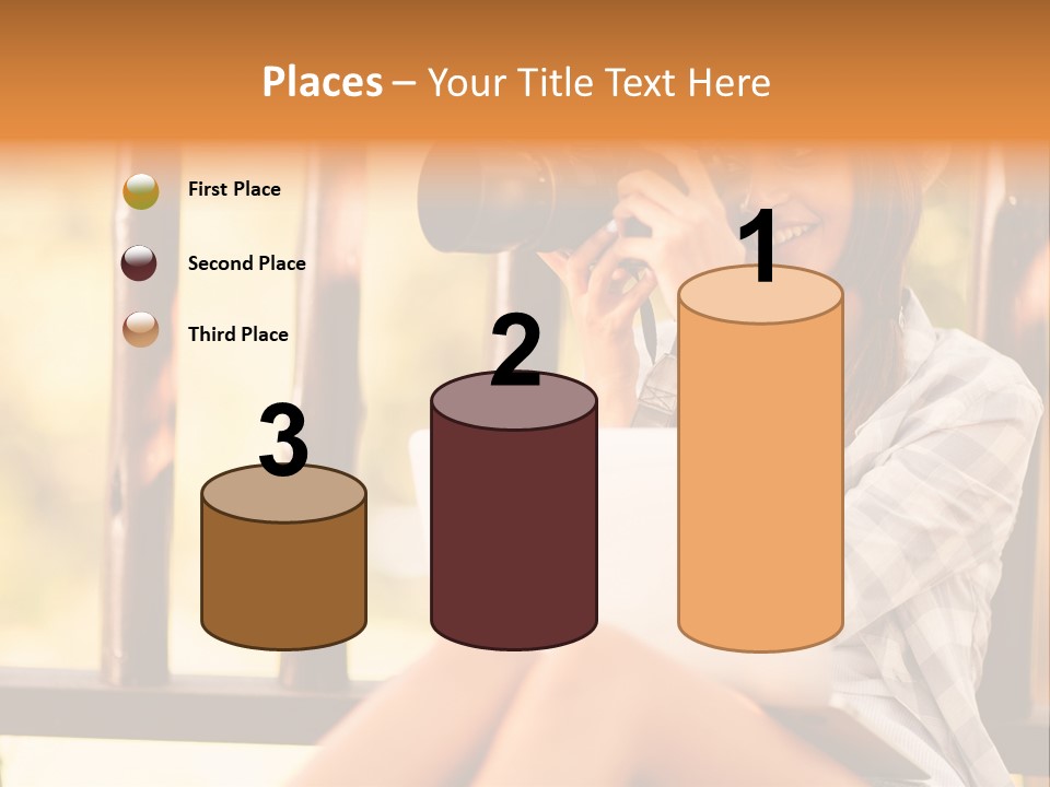 Photographer Camera Outdoors PowerPoint Template