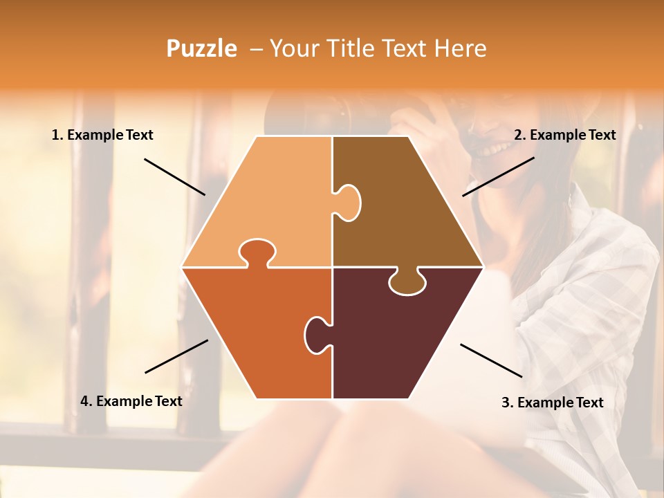 Photographer Camera Outdoors PowerPoint Template