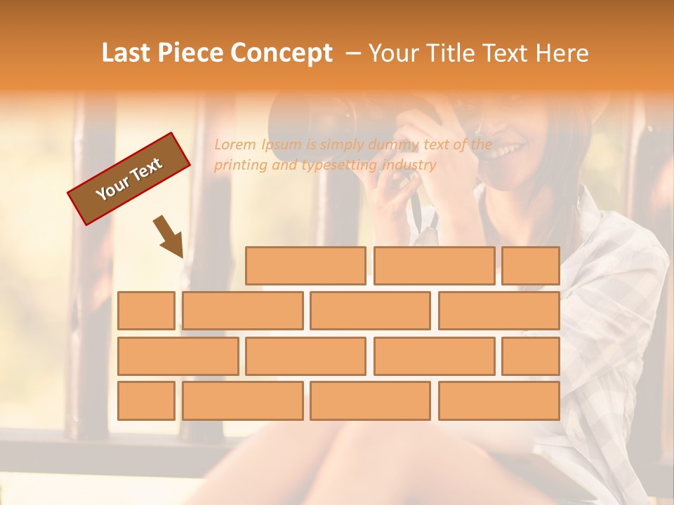 Photographer Camera Outdoors PowerPoint Template
