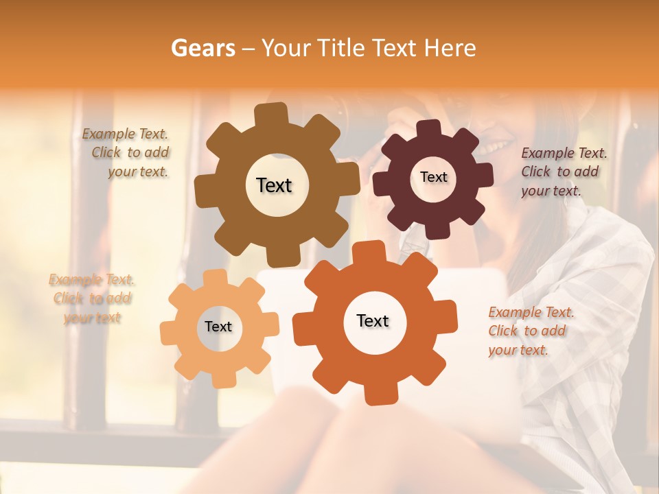 Photographer Camera Outdoors PowerPoint Template