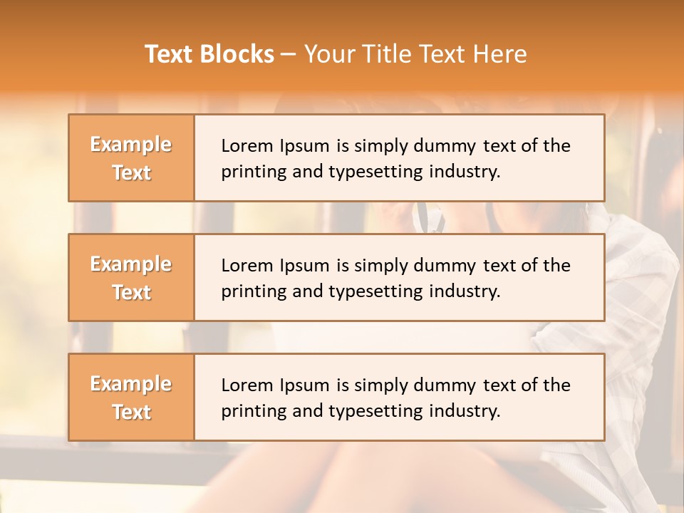 Photographer Camera Outdoors PowerPoint Template