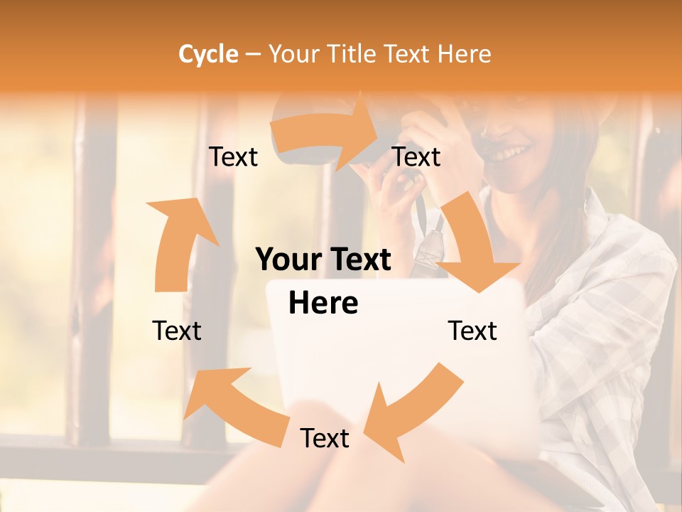 Photographer Camera Outdoors PowerPoint Template