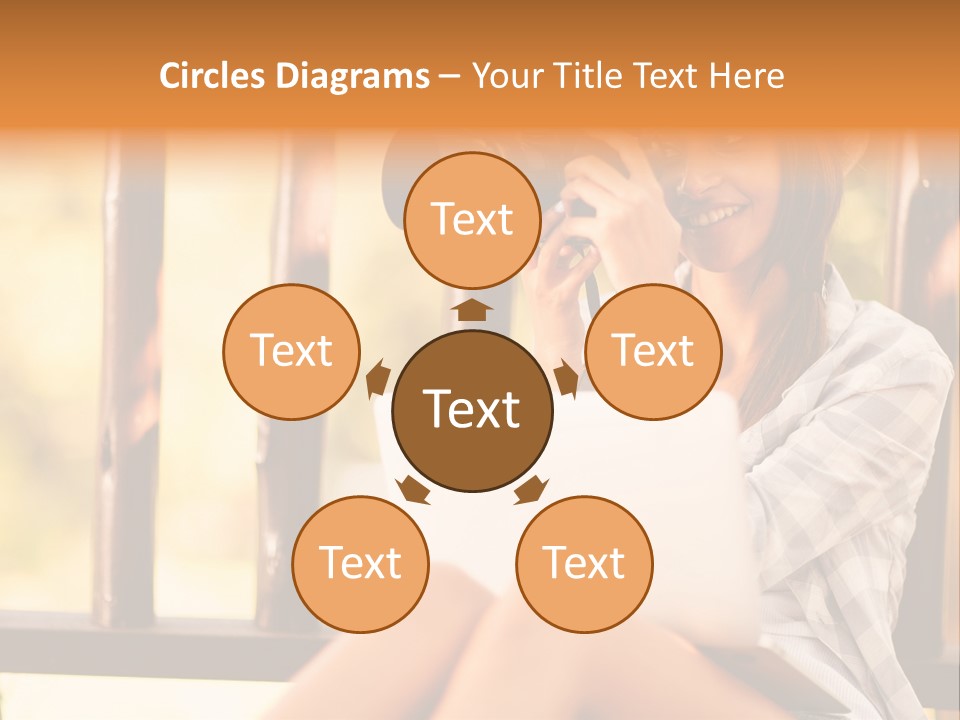 Photographer Camera Outdoors PowerPoint Template