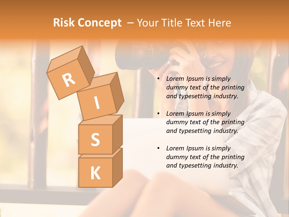 Photographer Camera Outdoors PowerPoint Template