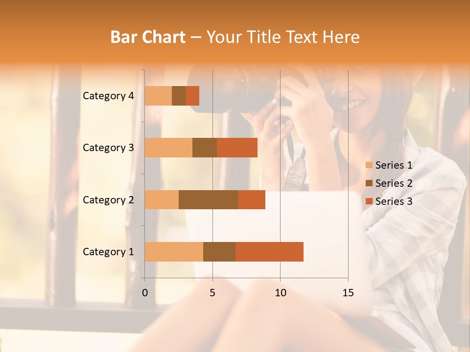 Photographer Camera Outdoors PowerPoint Template