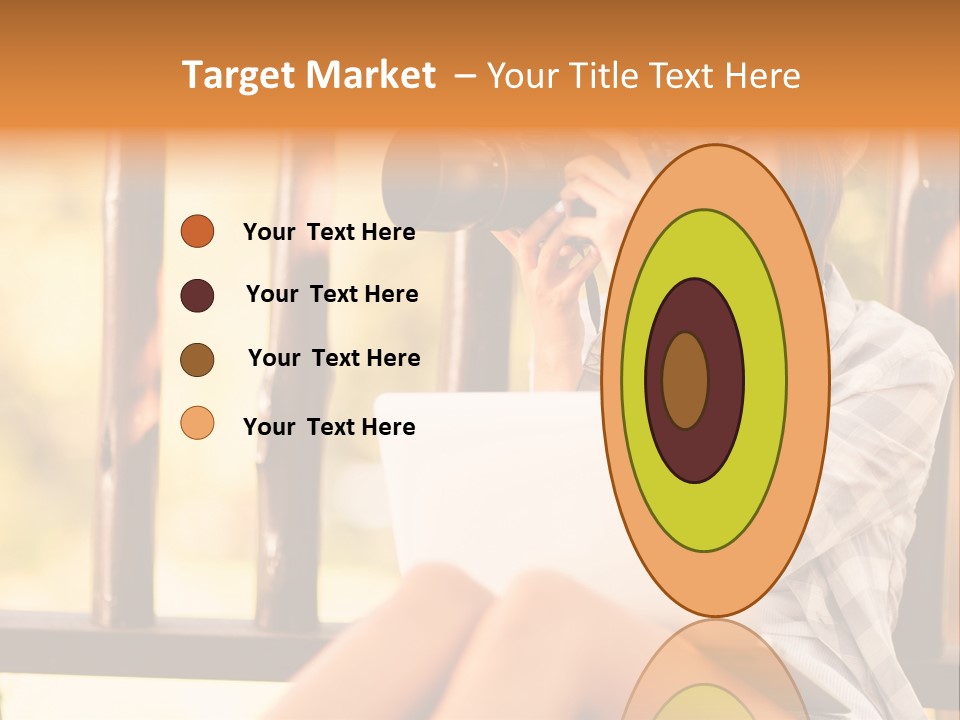 Photographer Camera Outdoors PowerPoint Template