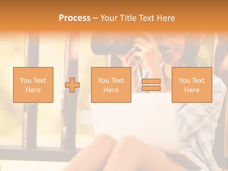 Photographer Camera Outdoors PowerPoint Template