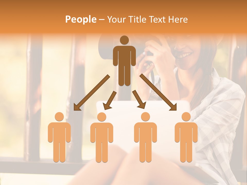 Photographer Camera Outdoors PowerPoint Template