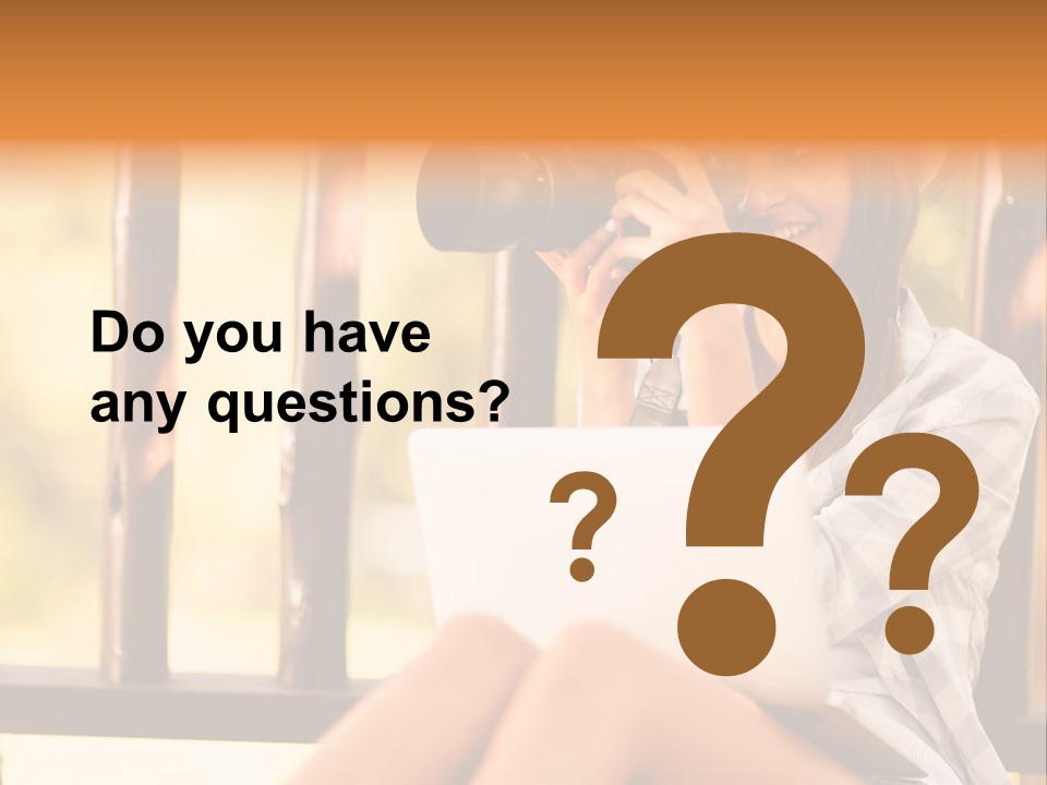 Photographer Camera Outdoors PowerPoint Template