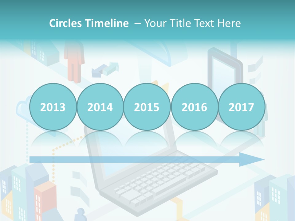 Town Connect Usb Cable PowerPoint Template