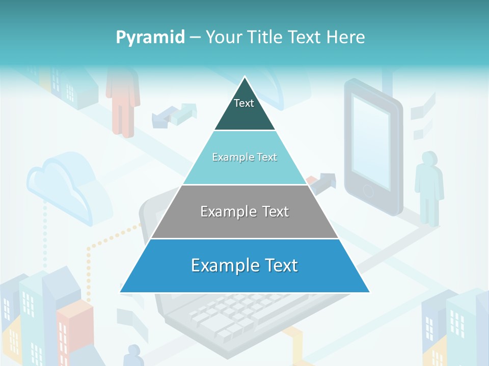 Town Connect Usb Cable PowerPoint Template