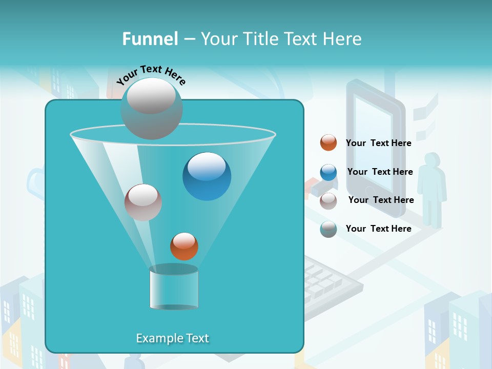 Town Connect Usb Cable PowerPoint Template