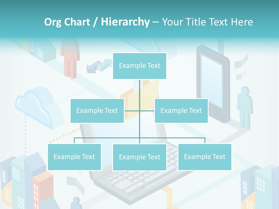 Town Connect Usb Cable PowerPoint Template
