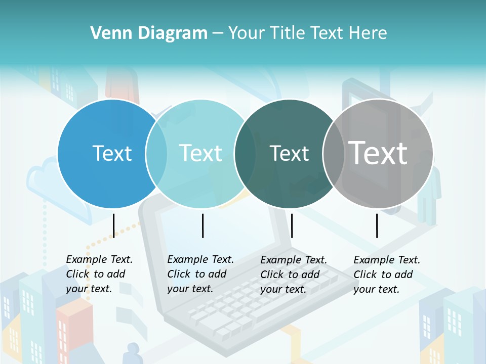 Town Connect Usb Cable PowerPoint Template