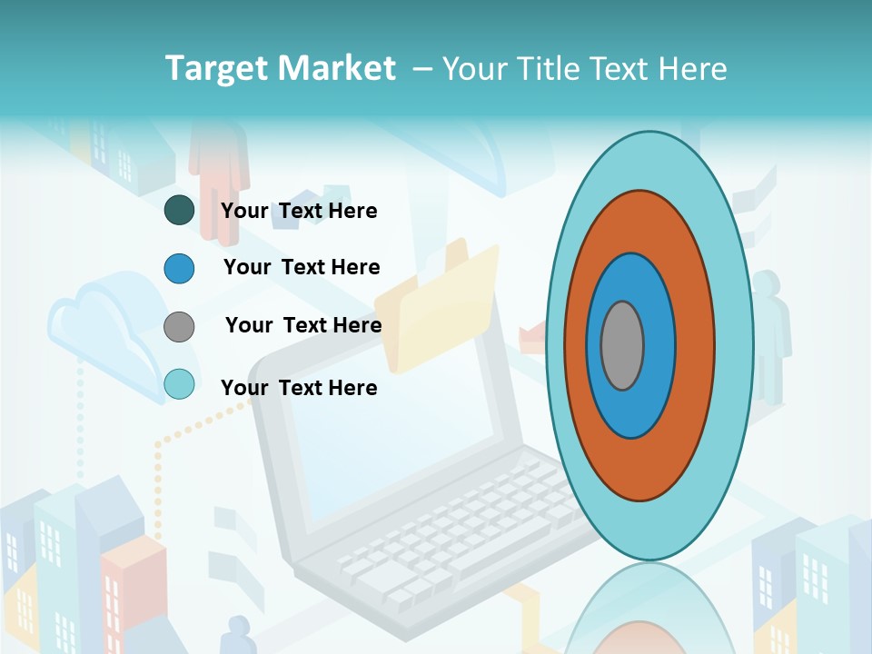 Town Connect Usb Cable PowerPoint Template