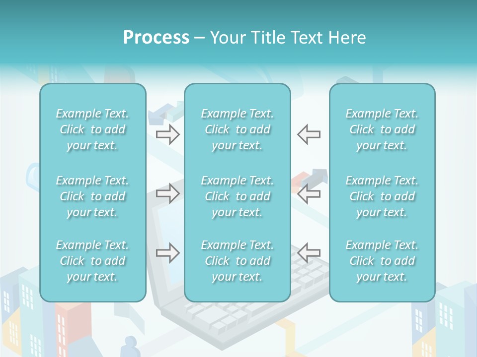 Town Connect Usb Cable PowerPoint Template