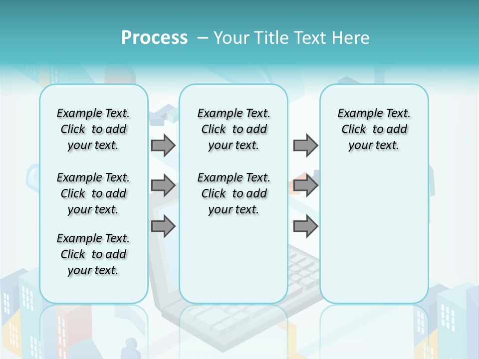 Town Connect Usb Cable PowerPoint Template