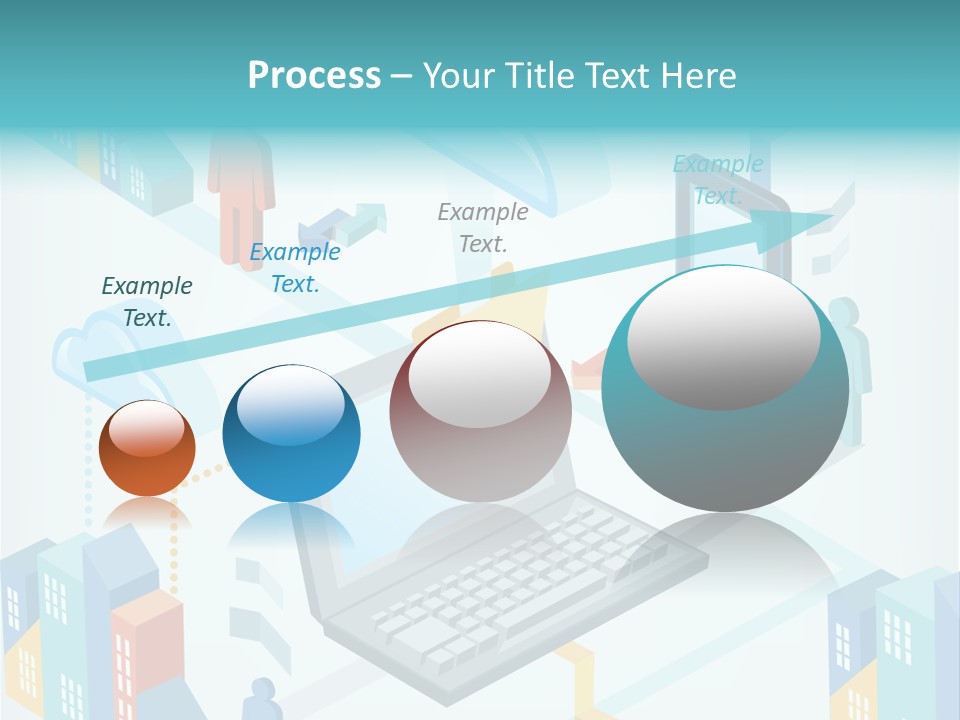 Town Connect Usb Cable PowerPoint Template