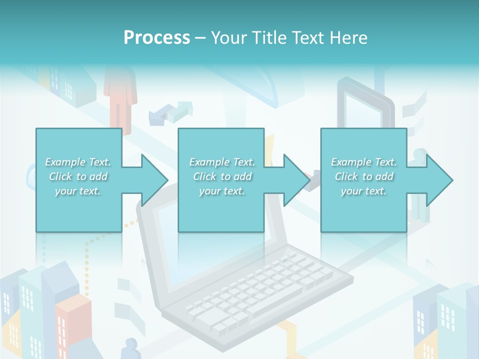 Town Connect Usb Cable PowerPoint Template