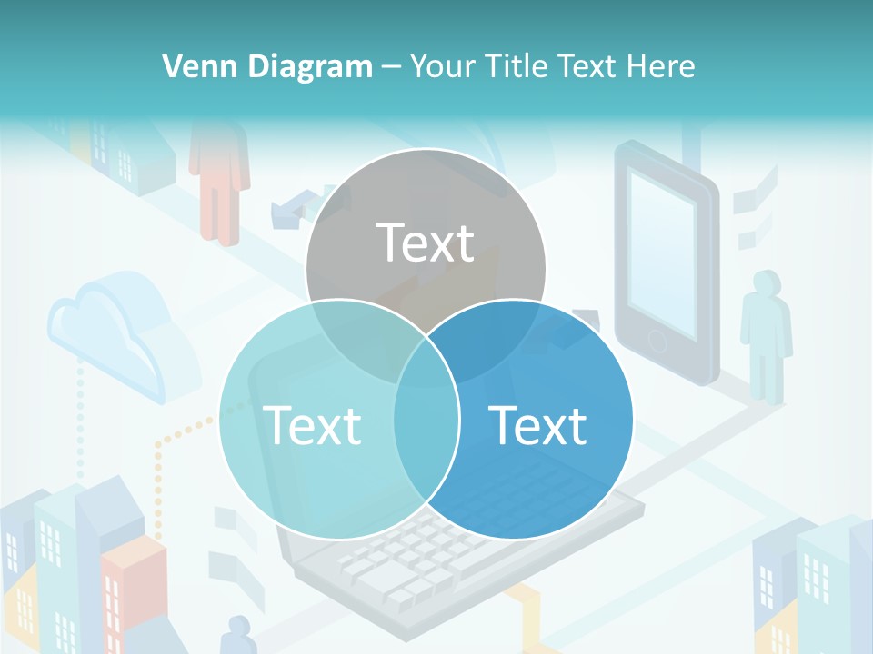 Town Connect Usb Cable PowerPoint Template