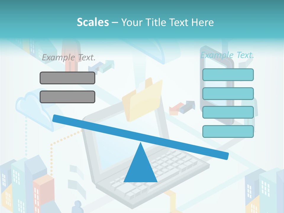 Town Connect Usb Cable PowerPoint Template