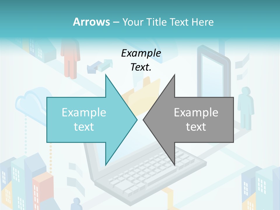 Town Connect Usb Cable PowerPoint Template
