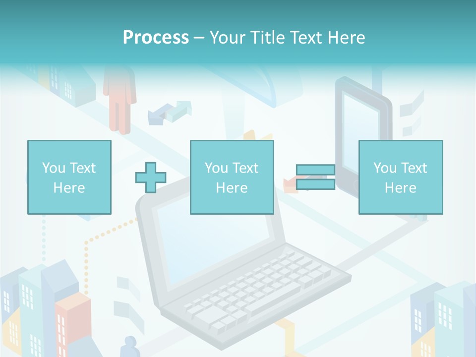Town Connect Usb Cable PowerPoint Template