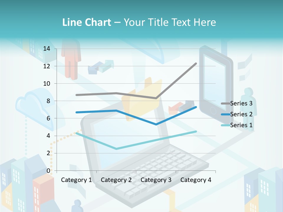 Town Connect Usb Cable PowerPoint Template