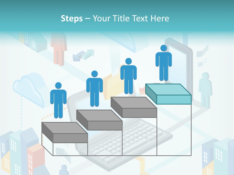 Town Connect Usb Cable PowerPoint Template