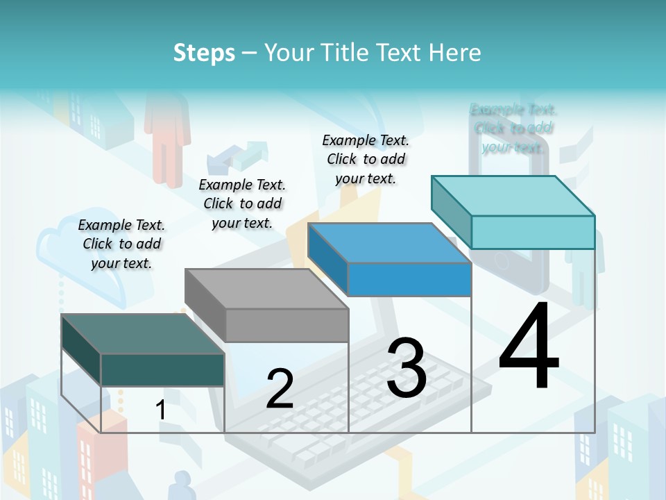 Town Connect Usb Cable PowerPoint Template