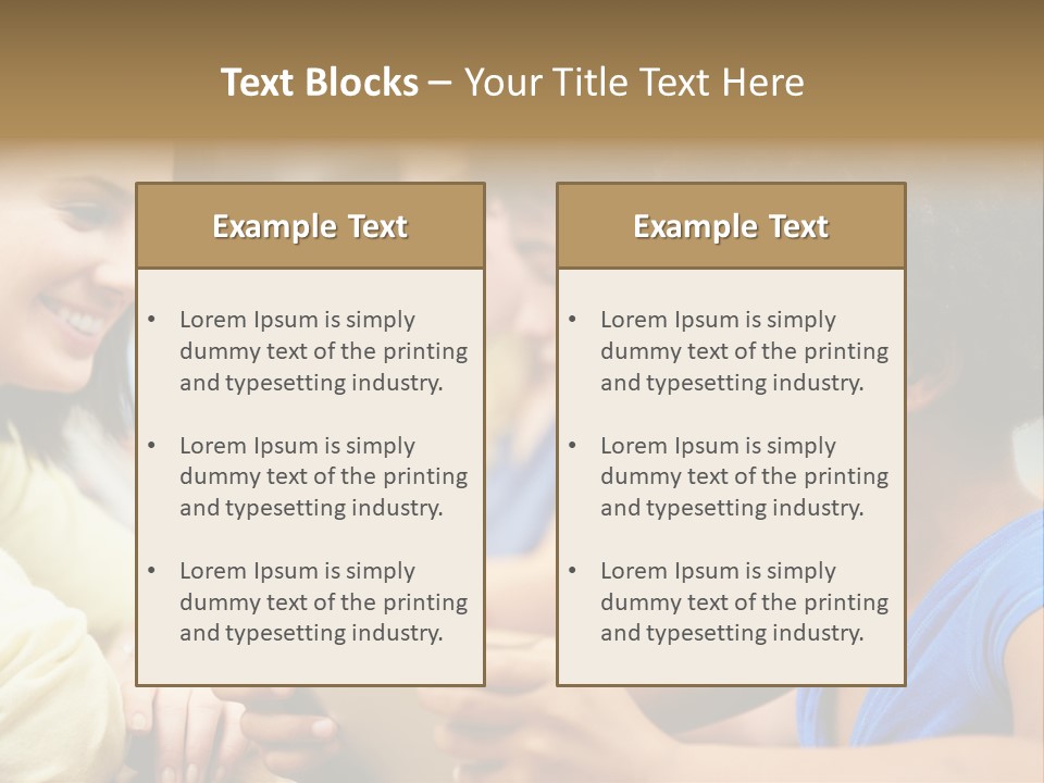 A Group Of People Sitting At A Table With A Tablet PowerPoint Template