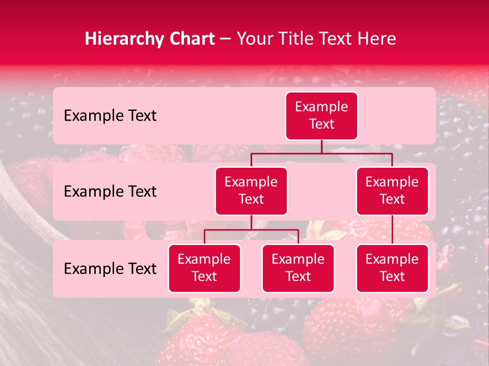 Blue Berrie Fruit Ripe PowerPoint Template