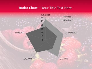 Blue Berrie Fruit Ripe PowerPoint Template