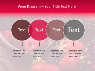 Blue Berrie Fruit Ripe PowerPoint Template