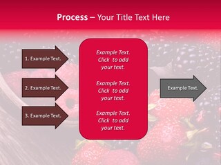 Blue Berrie Fruit Ripe PowerPoint Template