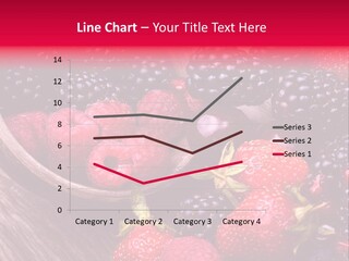 Blue Berrie Fruit Ripe PowerPoint Template