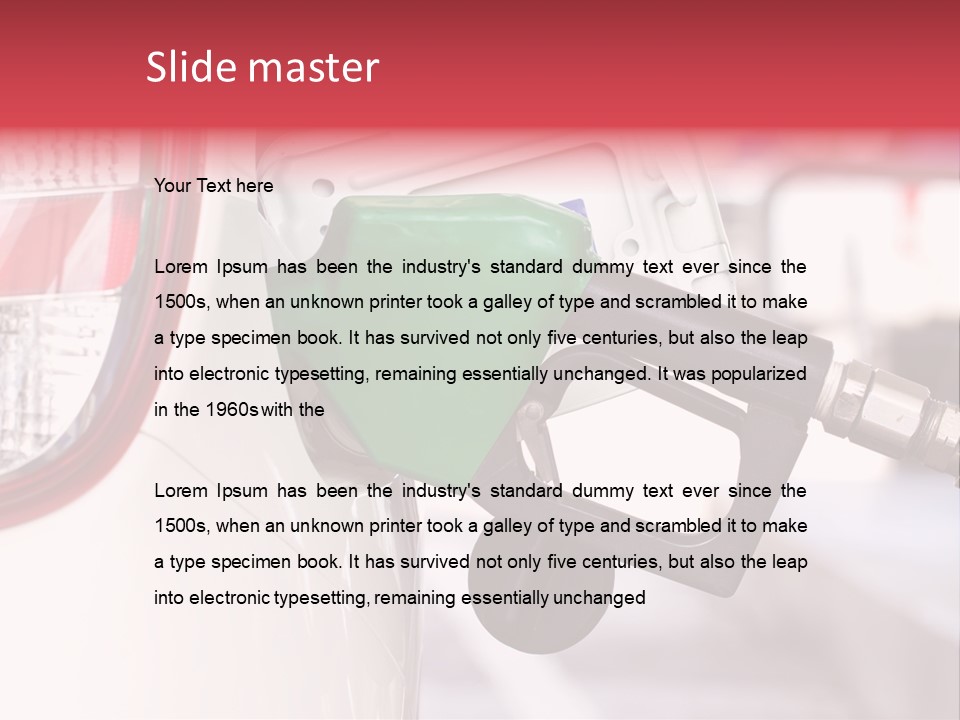 Petroleum Diesel Expenses PowerPoint Template