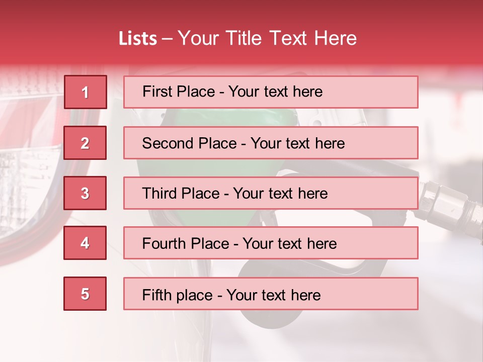 Petroleum Diesel Expenses PowerPoint Template