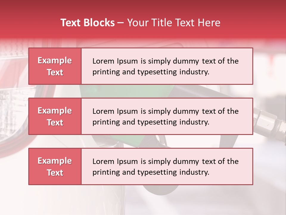 Petroleum Diesel Expenses PowerPoint Template
