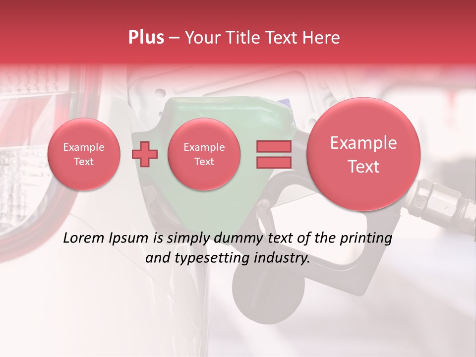 Petroleum Diesel Expenses PowerPoint Template