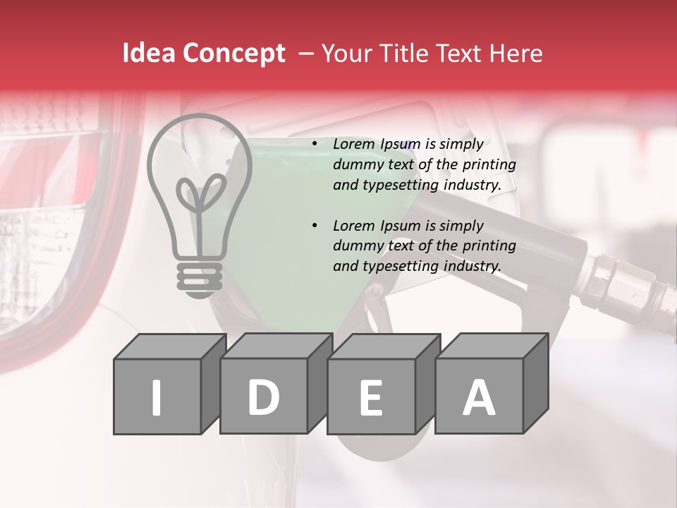 Petroleum Diesel Expenses PowerPoint Template