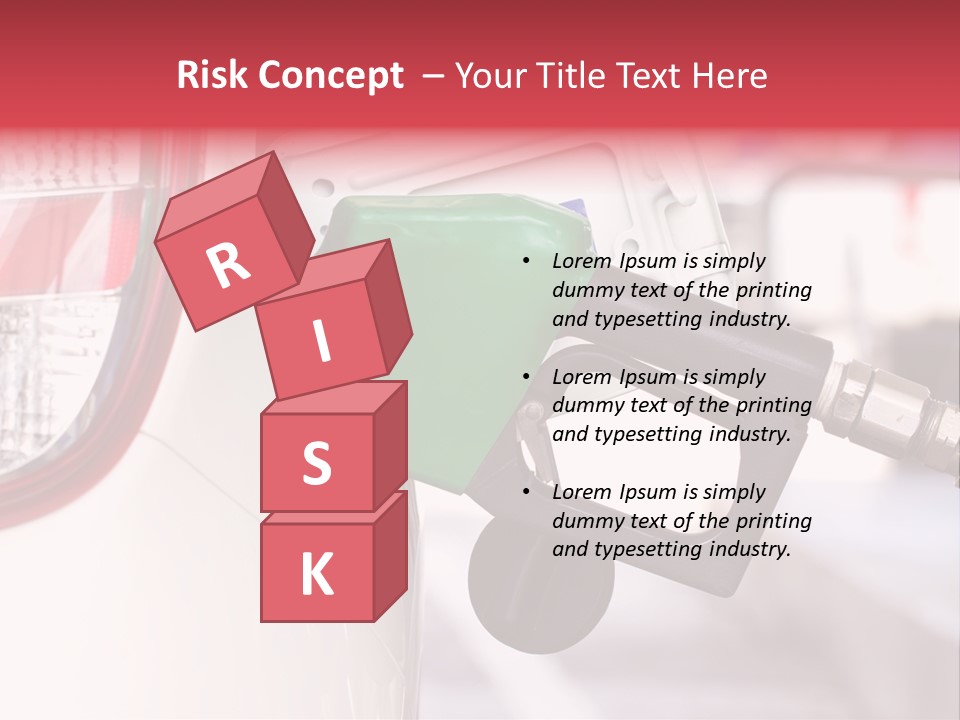 Petroleum Diesel Expenses PowerPoint Template