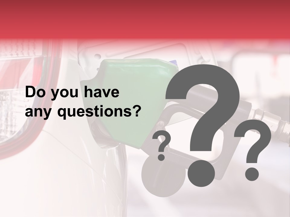 Petroleum Diesel Expenses PowerPoint Template