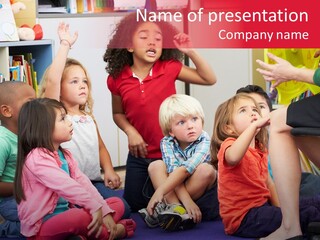 Hispanic Group Pupil PowerPoint Template